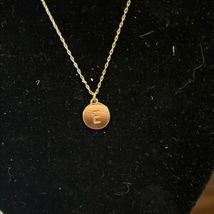 Kate Spade Gold Initial E Pendant Necklace